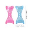 Honbay 4PCS Plastic Eyeliner Guide Template Stencil Shaper Tool Makeup Tool for Beginners,Pink and Blue