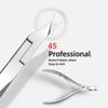 Cuticle Trimmer 3/4 Jaw Extremely Sharp Cuticle Nippers Scissors Stainless Steel Clippers Cutter Remover Pedicure Manicure Nail Tool, cuticle pusher, nail cuticle trimmer professional cuticle cutter