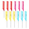 RED by KISS Professional Pin Tail Comb 12 PCS Assorted