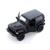 Wrangler Rubicon Inspired Replica 4x4 Hard Top Overlander Diecast Model Toy Car in Black