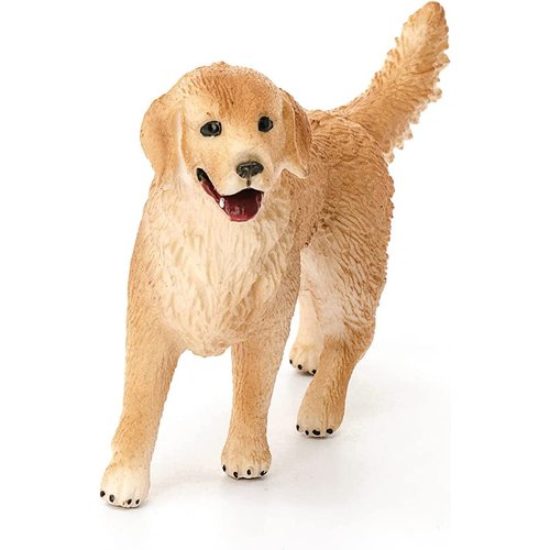 Schleich Farm World, Animal Figurine, Farm Toys for Boys and Girls 3-8 Years Old, Female Golden Retriever