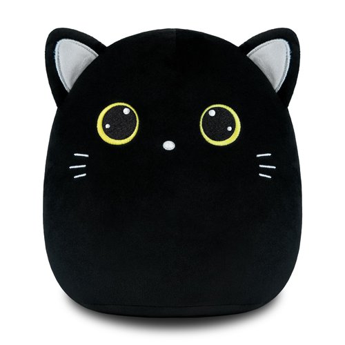 Black Cat Plush Halloween Cute Stuffed Animals Soft Pillow Toys Birthday Gift for Girls Boys Kids