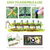 HIRALIY 50ft Drip Irrigation Kit Plant Watering System 8x5mm Blank Distribution Tubing DIY Automatic Irrigation Equipment Set for Garden Greenhouse Flower Bed Patio Lawn