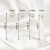 ELANE 38 Pcs Pearl Hair Pins for Wedding Hairstyles, Bridal Hair Accessories, Hair Accessories for Women and Girls