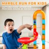 ZOZOPLAY 93Pcs STEM Marble Run Building Blocks, Colorful Track Pipe Blocks and Plastic Marbles, Creative Construction Toys for Ages 3+, Christmas & Birthday Gift Choice, Kindergarten & Daycare Toys