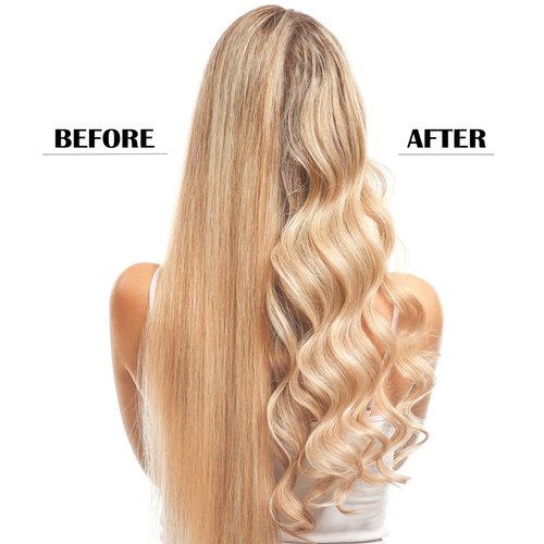 Heatless Hair Curler, Heatless Curling Scrunchie, New Soft Heatless Curling Headband, Suitable for Long Hair Girls No Heat Curling Iron, Soft Sleep Hair Roller (Beige)