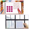 16 Pcs Circle Stencils for Drawing, Round Geometric Stencils Polka Dot Stencils Mixed Media Circle Painting Stencil for Drafting Wood Furniture Pillow Wall Scrapbook Card DIY Crafts