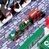 Marspark Christmas Village Accessories 5 x 50 Inch Christmas Miniature Road Village Street Mat Xmas Village Snow Street Decorations for Little Village Landscape (Gray Gravel Road Style)