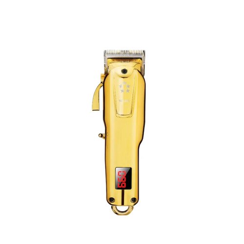 Premium Cordless Hair Clippers for Men - Complete Professional Barber Trimmer Set in Elegant Gold, Featuring Versatile Haircut and Beard Grooming Tools Ideal for Men, Women, and Kids