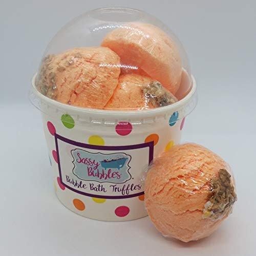 Mango Mandarin Bubble Bath Truffles, 5 pack by Sassy Bubbles