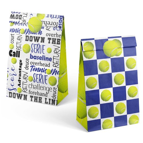 Outego 24 Tennis Party Favor Bags Tennis Goodie Bags Tennis Party Favors for Kids Tennis Birthday Party Supplies