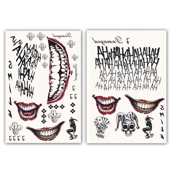 DaLin Temporary Tattoos Full Body Bundle for Costume / Cosplay 2 Sheets (J Tattoos Set)