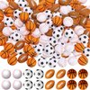 Jerify 200 Pieces Mini Foam Sports Balls Party Favors Mini Baseball Football Basketball Soccer Stress Ball Bulk Sports Prizes for Christmas Sports Themed Birthday Gifts Party Supplies Decorations
