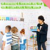 CVCC & CCVC Flip Charts, 40 Words Builder Phonic Games Freestanding Flip Chart Manipulative Spelling Toy Educational Learning Tool for Student Teacher School Supplies