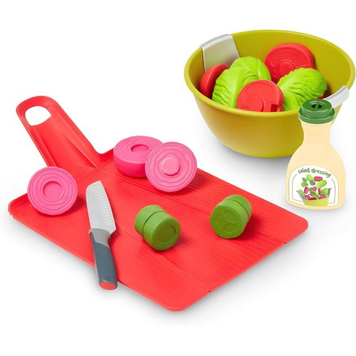 Casdon Joseph Joseph Toys - Chop2Pot - Super Safe Kitchen Playset for Kids with Foldable Chopping Board & Choppable Play Food - For Children Aged 2+