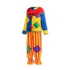 Dressy Daisy Carnival Clown Halloween Costume Dress Up Outfit Set with Rainbow Wig for Kids Boys or Little Girls Size 5-6