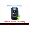 REPROTECTING Silicone Rubber Key Fob Cover Compatible with 2022 2023 2024 Honda Accord Civic CR-V Sport SI EX EX-L Touring (Black/Black, 4 Buttons)