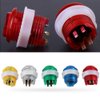 5PC Arcade Button LED Illuminated Push Buttons with Microswitch for Arcade Machine Games Console Parts