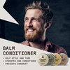 Beard Balm for Men - Leave in Beard Conditioner - Beard Balm Made with Natural & Organic Beard Butter, Argan & Jojoba Beard Oils - (Citrus, Vanilla, Sandalwood, Cedarwood Scents, 1 Ounce (Pack of 4))
