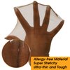 BEEOS Dark Brown Skinlike HD Wig Cap for Women, 24 Pieces Invisible Ultra-thin Stretchy Stocking Caps for Lace Front Wigs