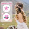 20Pcs Pink Small Flower Hair Clips for Women, Mini Flower Clips for Hair Rose Flower Hair Pins Wedding Hair Accessories for Women Girls