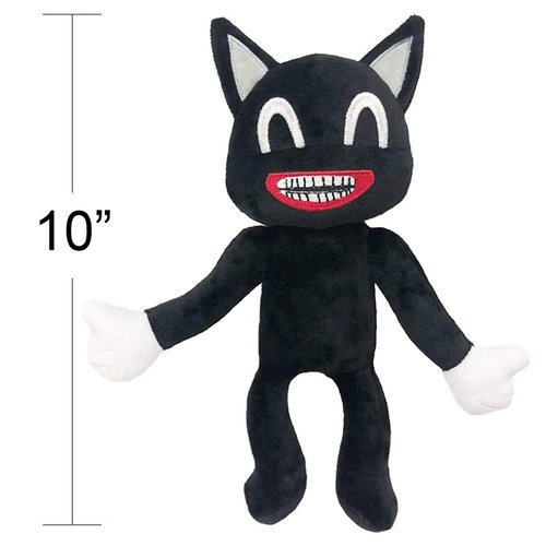 Cartoon Black Cat Plush Stuffed Toy, Soft Animal Cat Plush Toys Kids Birthday/Easter Day Ideas