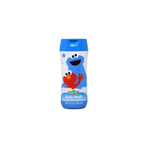 Sesame Street Body Wash 8Fl Oz Parabens Free, Non Toxic, Light Fresh Citrus Scent (Pack of 1)