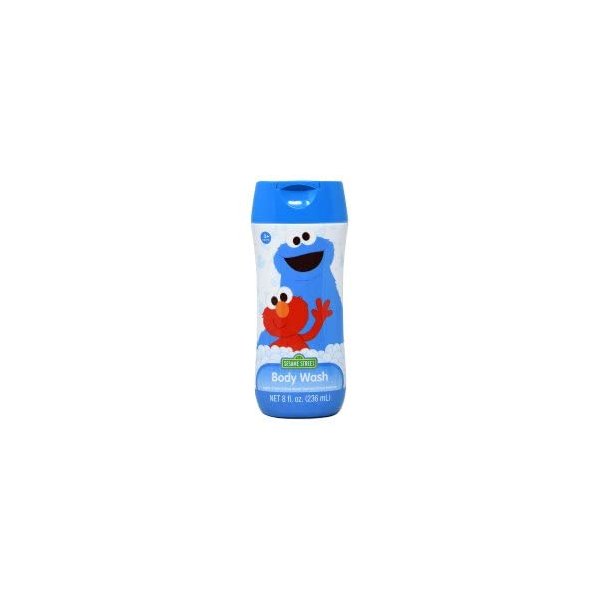 Sesame Street Body Wash 8Fl Oz Parabens Free, Non Toxic, Light Fresh Citrus Scent (Pack of 1)