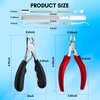 Makartt Toenail Clippers, Professional Toe Nail Clippers for Thick Toenails, 5 in 1 Super Sharp Nail Clippers Set Stainless Steel Ingrown Toenail Removal kit for Men, Women, Seniors