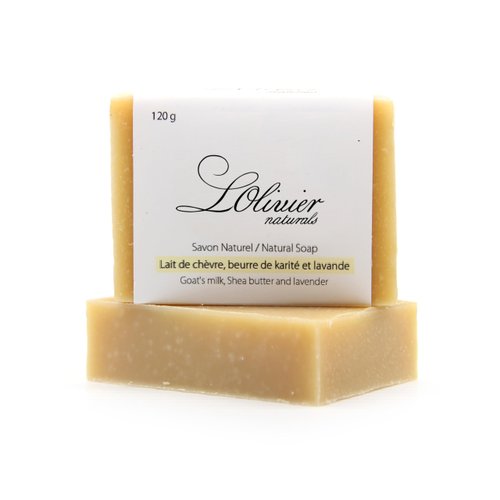 L'OLIVIER NATURALS Bar Soap 2 Pack (Goat's milk Unscented)