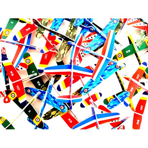 Playscene Foam Glider Planes 5" Inch - Party Pack of 72