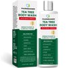 Tea Tree Body Wash Antifungal: Folliculitis Treatment for Dermatitis-Prone Skin, Face & Body Acne, Jock Itch, Athlete’s Foot, Ringworm, Tinea Versicolor, Body Odor, Eczema and Hidradenitis Suppurativa