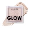 LAMEL Glow Highlighter: Face Make Up & Contour Palette in Deep, Vibrant Colors - Natural Shimmer - Compact Size & Perfect for Travel - Cruelty Free - 3.8gr/0.13 oz 401 (Luna)