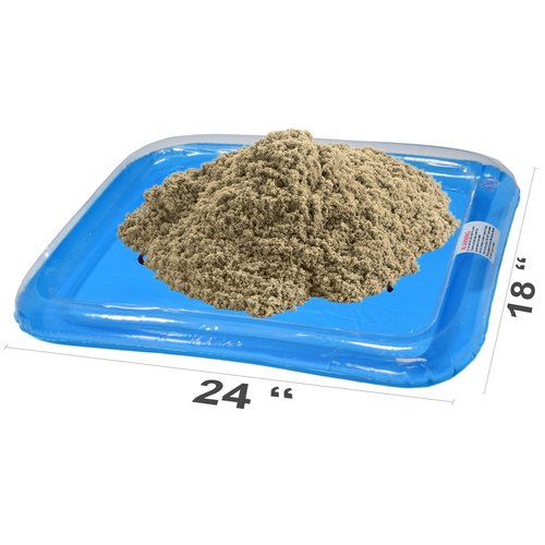 CoolSand Portable Inflatable Sand Box, Moldable Play Sand Tray