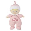 Ganz My First Doll Soft Plush Doll with Blonde Hair and Pink Outfit - I Rattle!