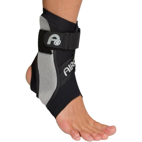 Aircast A60 Ankle Support Brace, Left Foot, Black, Medium (Shoe Size: Men's 7.5-11.5 / Women's 9-13)
