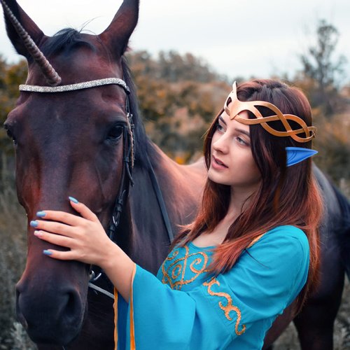 FRESHME Renaissance Accessories Fairy Elf Ears - 2 Pairs Blue Elf Ears Elven Vampire Fairy Ears Makeup Renaissance Cosplay Dress Up Halloween Christmas Masquerade Costume Accessories