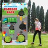Bags Garbage Truck Trash Trucks Toss Games Banner Backdrop Waste Management Recycling Bin Throw Rubbish into the Garbage Theme Decor Decorations for Boy Girl Birthday Party Baby Shower Supplies Gift