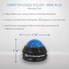 Core Products Mini Omni Massage Ball Manual Roller Massager for Self Massage Therapy Tool, White Cap - Blue