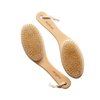 Exfoliating Body Scrubber: Dual-Use for Wet/Dry Exfoliation, Lymphatic Drainage & Cellulite Smoothing - Natural Boar Bristle Dry Brushing Body Brush, Ergonomic Handle, Easy to Clean by Rengöra