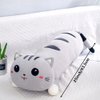 NatureMan Long Cat Plush Body Pillow, 25 Inches Cute Cat Plush Pillow, Kawaii Long Cat Stuffed Animal,Soft Cat Stuffed Animals Sleeping Body Pillow Gift for Kids and Girlfriend (Gray)