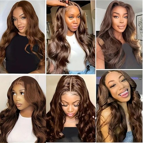 Color #4 Bundles Dark Brown Body Wave Human Hair Bundles Brazilian Unprocessed Virgin Hair 3 Bundles 8 10 12 Inch Chocolate Brown Bundles Human Hair Color #4 Body Wave Bundles Hair Weave