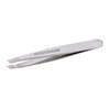 Tweezerman Mini Slant Tweezer - Tweezers for Eyebrows, Travel Tweezers for Eyebrows, Facial Hair, Ingrown Hair (Classic Stainless)