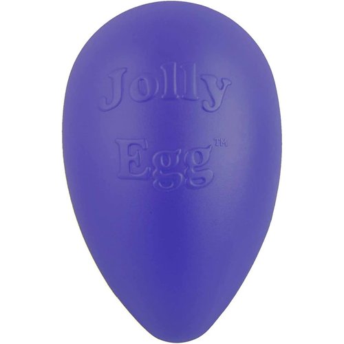 Jolly Pets Jolly Egg Plastic Dog Chew Toy 8 inch Purple