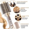 Round Brush for Blow Out, Nano Thermal Ceramic & Ionic Tech Round Barrel Hair Brush with Boar Bristle, Roller Brush for Blow Drying and Styling, 4 Free Clips (2.9 Inch, Barrel 1.7 Inch, 45mm)