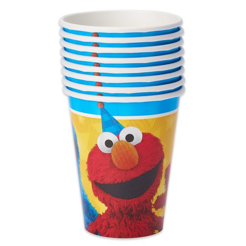 Sesame Street Paper Cups - 9 oz. - Multicolor - Pack of 8