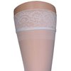 Truform Sheer Compression Stockings, 15-20 mmHg, Women's Thigh High Length, 20 Denier (Pack of 2)
