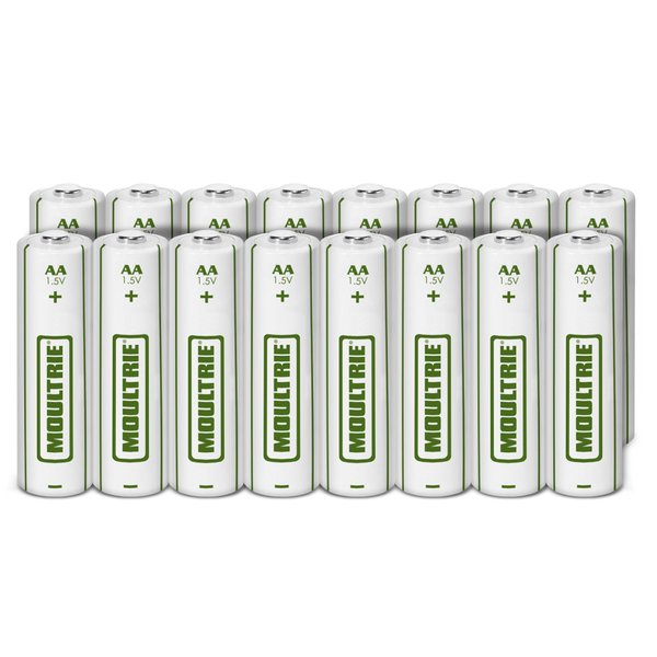 Moultrie AA Batteries, White (MCA-13295) 16 Count (Pack of 1)