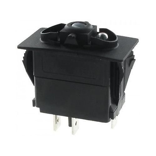 Carling Technologies Rocker Switch Body Lighted, ON/Off, SPST, 12 V