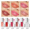 Moisturizing Lip Oil Gloss - Achieve Fuller and Healthier Lips with this Transparent Lip Balm Infused with Hydrating Lip Glow Oil (9901-4#)
